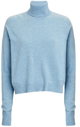 light blue cashmere turtleneck