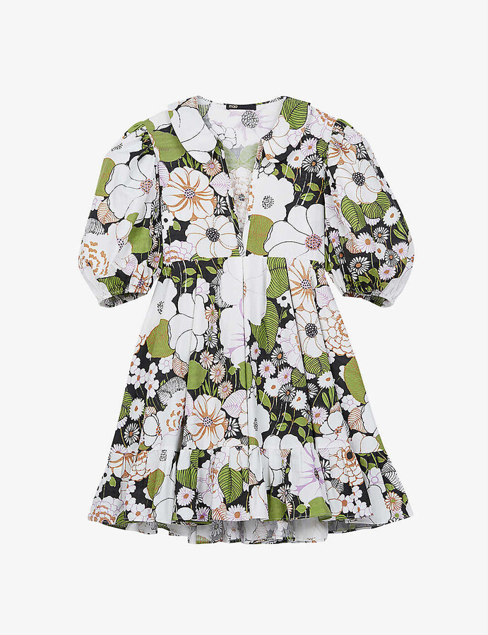 Maje Ruffle Floral | Shop the world's largest collection of 
