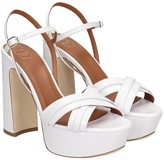 Thumbnail for your product : Malone Souliers Mila Sandals In White Leather
