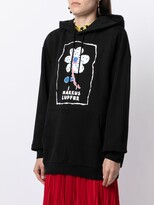 Thumbnail for your product : Markus Lupfer Erin flower collage print hoodie