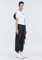 Thumbnail for your product : Alexander Wang T By BRA STRAP RAGLAN TEE
