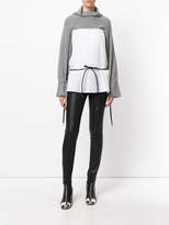Thumbnail for your product : Sacai contrast panel jumper