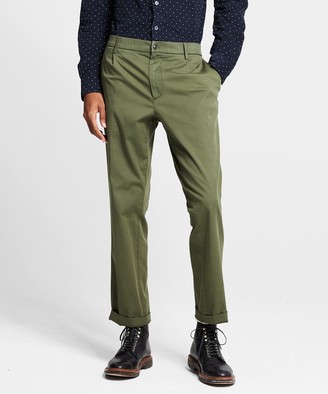 Todd Snyder The Pleated Pant in Olive Oil