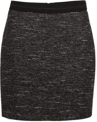 Morgan Jacquard Textured Knit Miniskirt