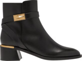 Thumbnail for your product : Jimmy Choo Diantha Leather Buckle Ankle Booties