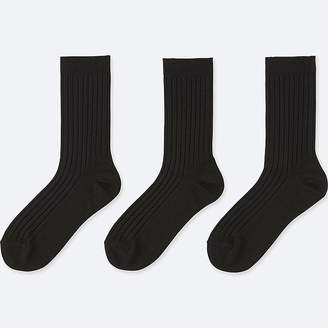 Uniqlo Women's Ribbed Socks (3 Pairs)