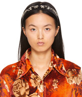 Thumbnail for your product : Erdem Black Embroidered Headband