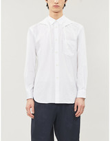 Thumbnail for your product : Comme des Garçons Shirt Drawstring hooded regular-fit cotton shirt