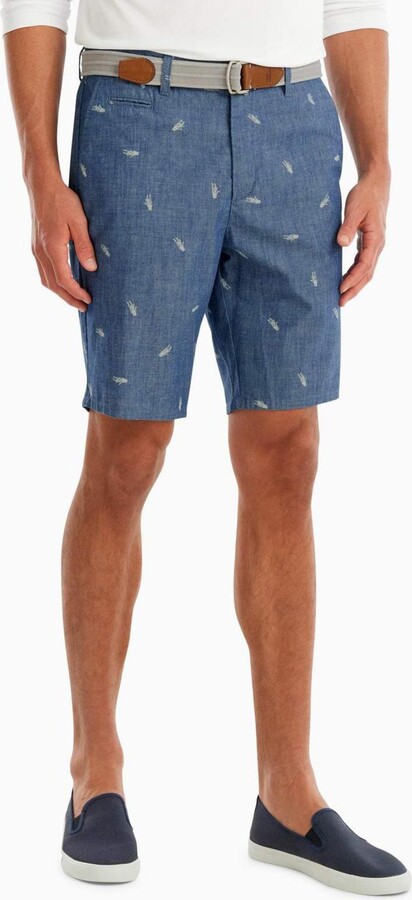 Men's Hula Garment Dyed Shorts In Chambray