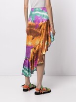 Thumbnail for your product : Wandering Asymmetric Tie-Dye Skirt