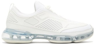 white knitted trainers mens