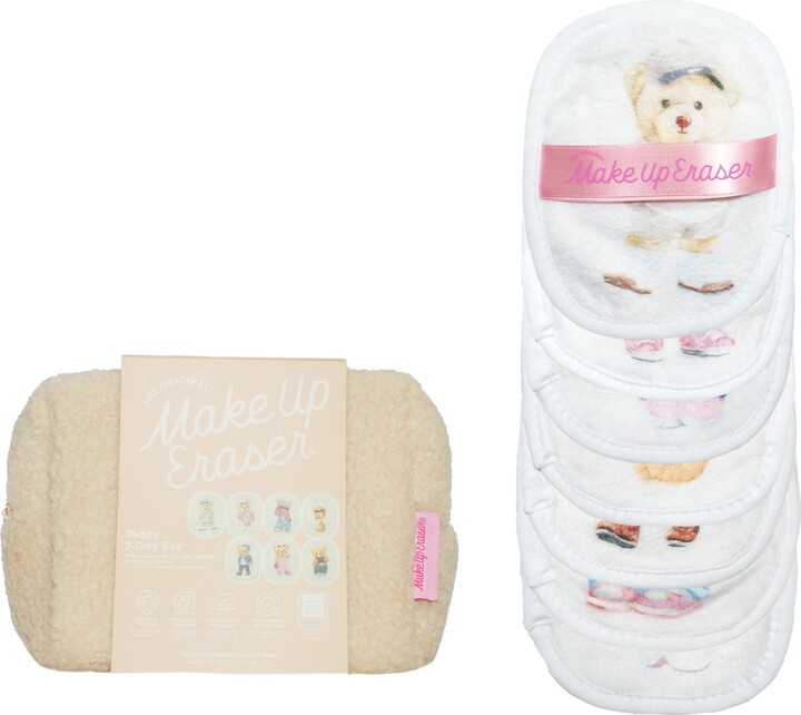 The Original MakeUp Eraser Teddy 7-Day MakeUp Eraser Set with Laundry Bag