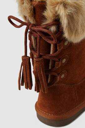 Next Girls Tan Tall Pull-On Boots (Older)