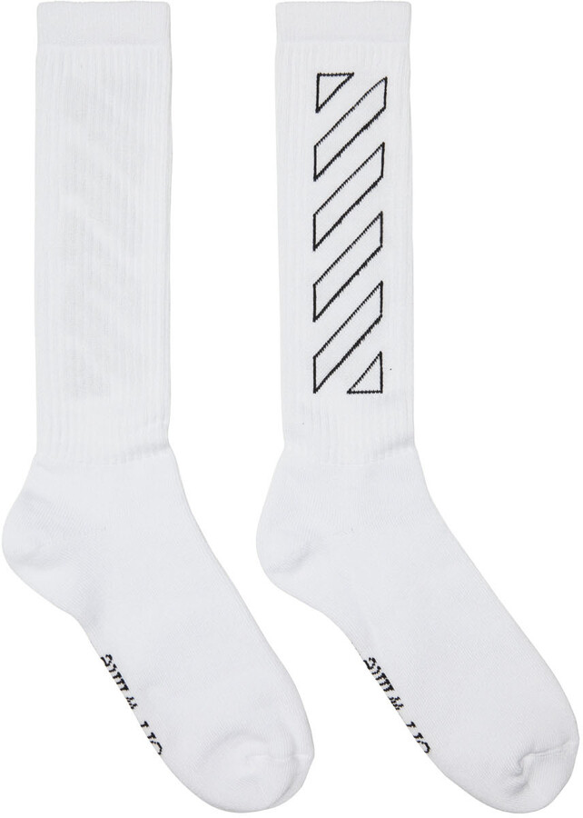 off white trainer socks