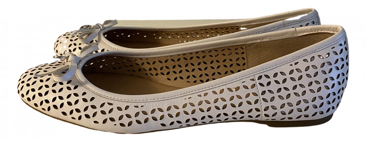 michael kors white flats