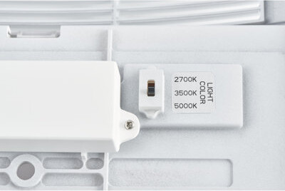 Broan NuTone Broan 100/110 CFM Size Heater Exhaust Cover Upgrade With Dimmable LED And Color Adjustable CCT Lighting