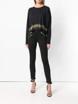 Thumbnail for your product : Versace Jeans zip front leggings