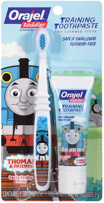 Orajel Toddler Thomas Toddler Training Toothpaste with Toothbrush Tooty Fruity