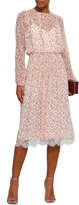 Thumbnail for your product : Mikael Aghal Floral-print Georgette Midi Dress