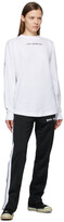 Thumbnail for your product : Palm Angels White Sprayed Logo 'Los Angeles' Long Sleeve T-Shirt