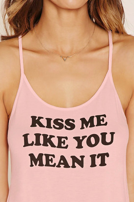 Forever 21 FOREVER 21+ Kiss Me Like You Mean It PJ Set