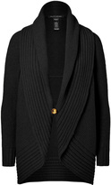 Thumbnail for your product : Ralph Lauren Black Label Wool-Cashmere Shawl Collar Cardigan Gr. M