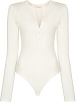 Thumbnail for your product : Reformation Nisa button placket bodysuit