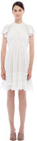 Thumbnail for your product : Rebecca Taylor Short Sleeve Lace Mix Dress