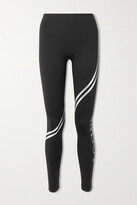 Thumbnail for your product : Loewe Printed Stretch-knit Leggings - Black