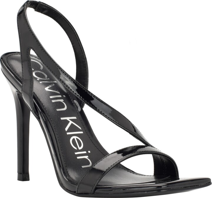 Calvin Klein Dress Women's Black Sandals | ShopStyle