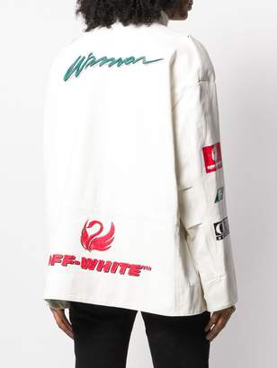 Off-White Off White multi logo field jacket