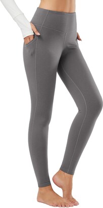BALEAF Women's Fleece Lined Leggings Thermal Pants with Pockets