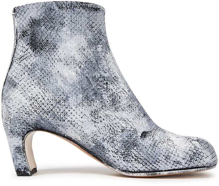 light gray ankle boots