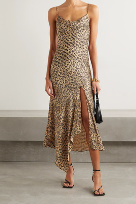 alice and olivia delora dress leopard