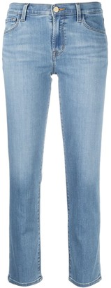 J Brand Cropped Slim-Fit Jeans