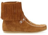 Thumbnail for your product : Sam Edelman 'Katherine' Fringe Suede Bootie (Women)