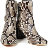 Thumbnail for your product : Tory Burch Snake-effect leather ankle boots