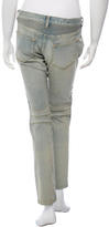 Thumbnail for your product : Balmain Straight--Leg Moto jeans