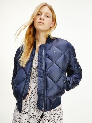 Tommy Hilfiger Essential Diamond Quilted Bomber - ShopStyle Jackets