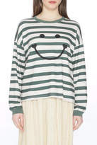 Thumbnail for your product : PepaLoves Striped Smiley Top