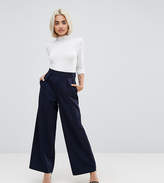 Thumbnail for your product : ASOS Petite PETITE The Wide Leg PANTS with Pleat Detail