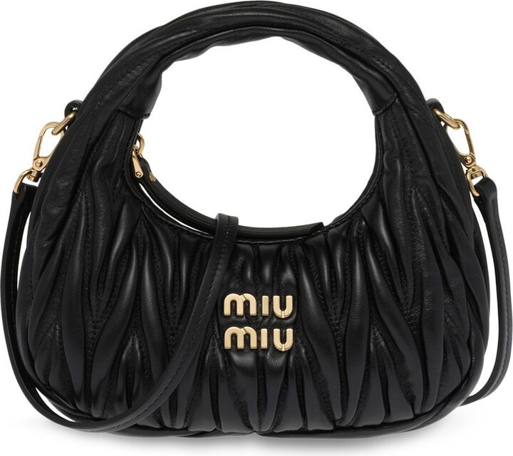Miu Miu mini Wander matelassé shoulder bag - ShopStyle