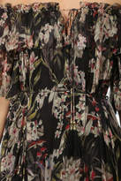 Thumbnail for your product : Zimmermann Curacao Palm Shoulder Dress