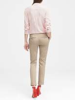 Thumbnail for your product : Banana Republic Petite Avery Straight-Fit Sateen Ankle Pant with Cuff