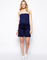 Thumbnail for your product : ASOS Maternity Exclusive Bandeau Playsuit