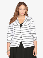Thumbnail for your product : Torrid Striped French Terry Blazer