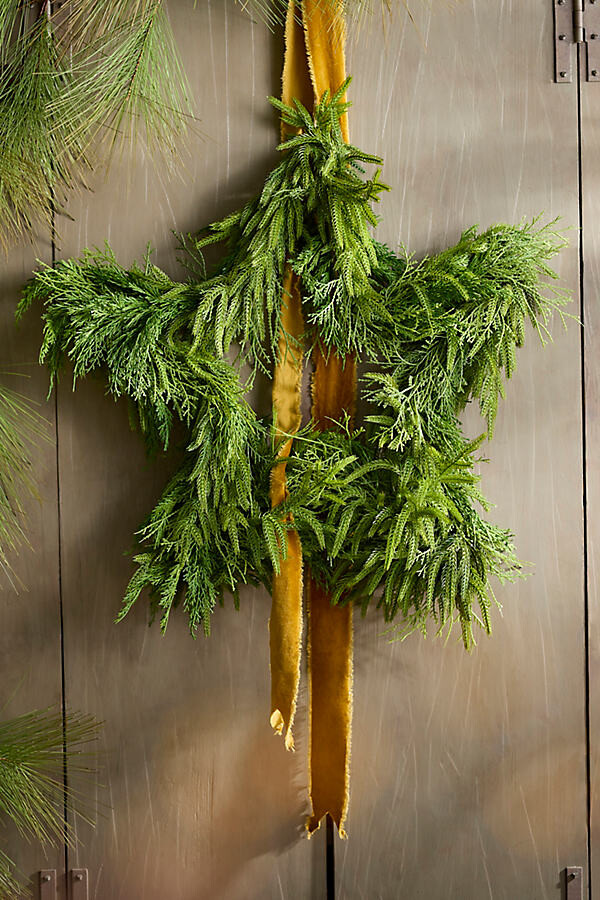 Faux Mixed Evergreen Star at Terrain