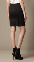 Thumbnail for your product : Burberry Zip Detail Jersey Skirt