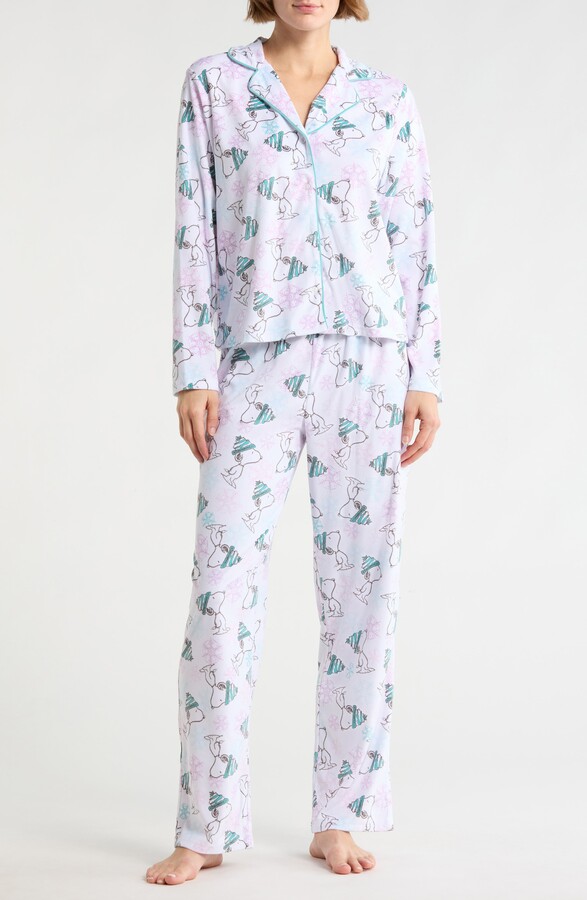 Peanuts Notch Collar Pajamas