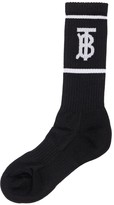 Thumbnail for your product : Burberry Logo Cotton Blend Socks